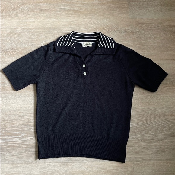 Janice Platt Tops - Vintage short sleeve sweater top
